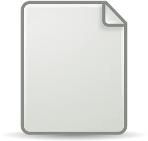 Blank Document Icon PNG image