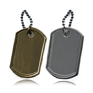 Blank Dog Tags Png Xhe PNG image