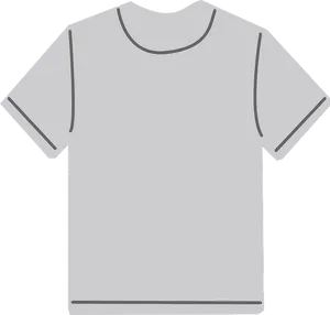 Blank Gray T Shirt Template PNG image