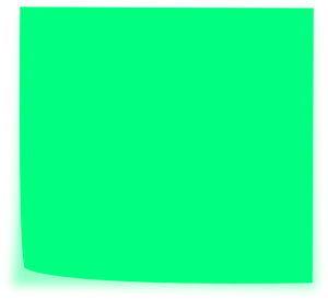 Blank Green Sticky Note PNG image