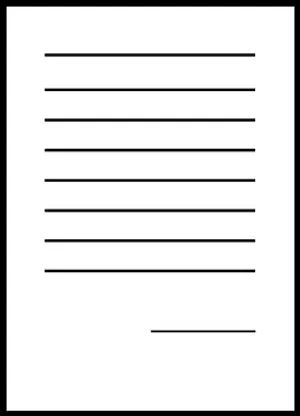 Blank Lined Notebook Paper