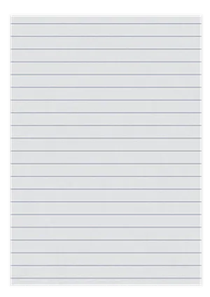 Blank Lined Paper PNG image