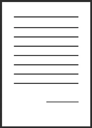 Blank Lined Paper Template