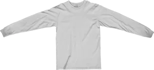 Blank Long Sleeve T Shirt Template PNG image