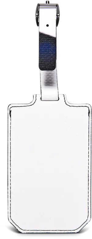 Blank Luggage Tag Design PNG