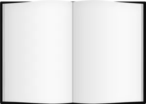 Blank Open Book Mockup