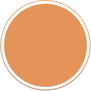 Blank Orange Circle Graphic PNG image