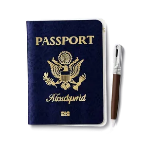 Blank Passport Template Png 05242024 PNG image
