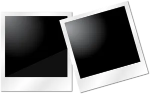 Blank Polaroid Frames PNG image