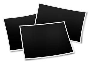 Blank Polaroid Frames Vector PNG image
