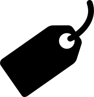 Blank Price Tag Outline