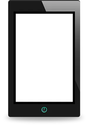 Blank Smartphone Screen Template PNG image