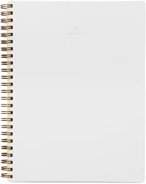 Blank Spiral Notebook Clipart PNG image