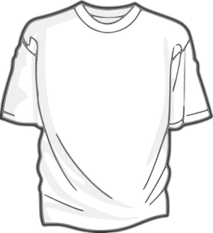 Blank T Shirt Graphic Outline PNG image