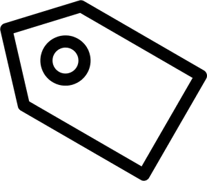 Blank Tag Icon Graphic PNG