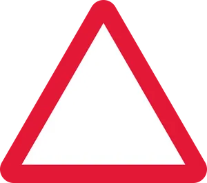 Blank_ Triangular_ Road_ Sign PNG image