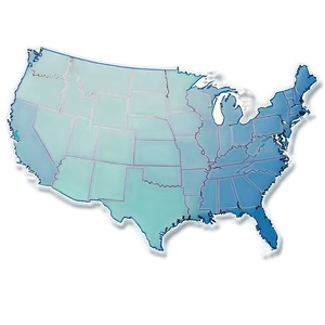 Blank Usa Map PNG 05252024