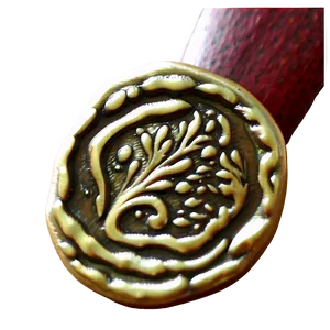 Blank Wax Seal Png 06132024 PNG image