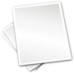 Blank White Paper Sheets