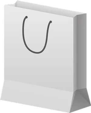 Blank White Shopping Bag