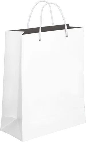 Blank White Shopping Bag
