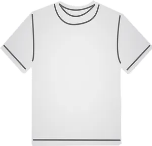 Blank White T Shirt Graphic PNG image