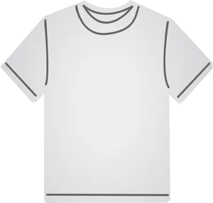 Blank White T Shirt Graphic PNG image