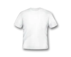 Blank White T Shirt Template PNG image