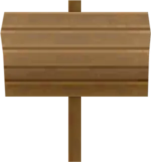 Blank Wooden Sign Placard PNG image