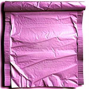 Blank Wrinkled Paper PNG 06212024