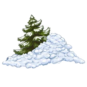 Blanket Of Snow Pile PNG Kof PNG