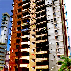 Blast Damage Building PNG Ivd24 PNG