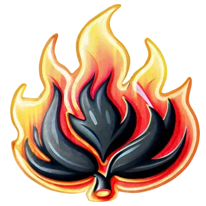 Blaze Fire Emoji Symbol Png 69 PNG image