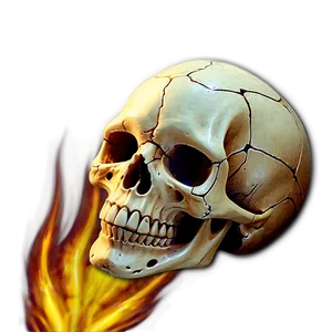 Blaze Skull Tattoo PNG 06252024 PNG