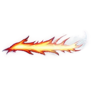 Blazing Fire Anime Style Png Pbg39 PNG image