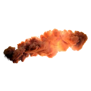 Blazing Orange Smoke Phenomenon PNG 06262024