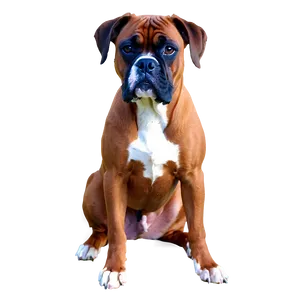 Bleak Boxer Dog PNG 06292024 PNG