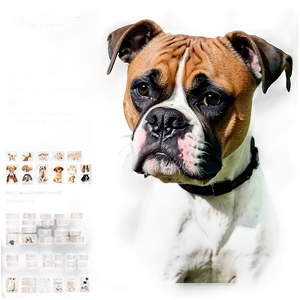 Bleak Boxer Dog PNG 57 PNG