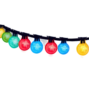 Blinking Christmas Lights PNG 19