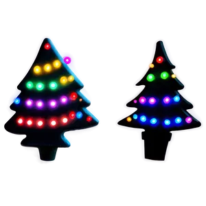 Blinking Christmas Lights PNG Hyd46