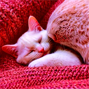 Blissful Kitty Cuddle Png 35 PNG image