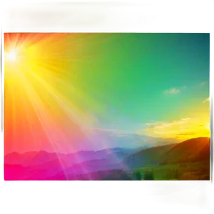 Blissful Light Leak Overlay PNG Vsx PNG