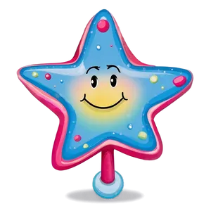 Blissful Star Cute Png 64 PNG image