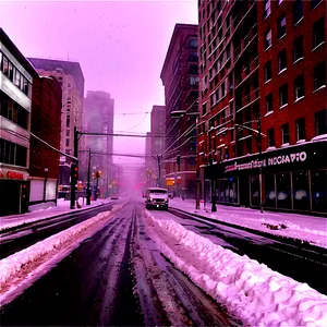 Blizzard In The City PNG 40