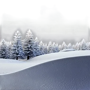 Blizzard White Landscape PNG Eem