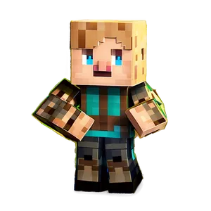 Blocky Minecraft Characters PNG Und