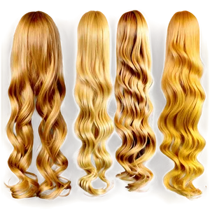 Blond Hair D PNG image