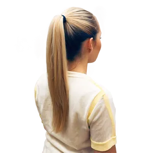Blond Hair Ponytail PNG 7 PNG