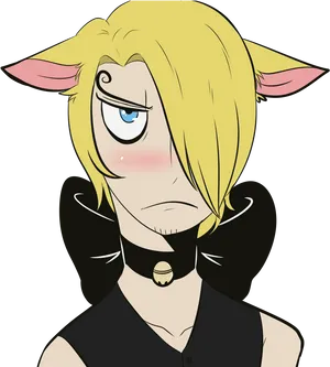 Blonde Anime Character With Elf Ears
