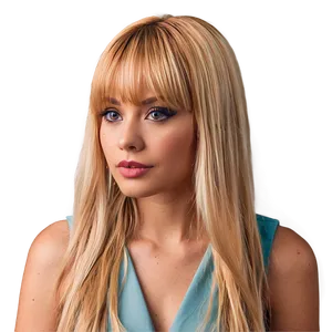 Blonde Bangs For Long Hair PNG Suk PNG